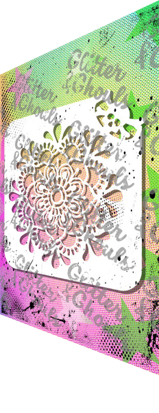 217 f  - Teardrops Lotus Mandala