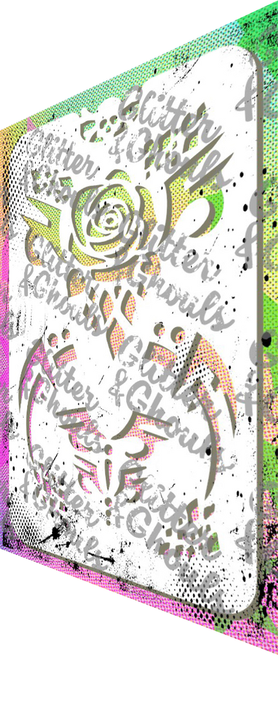 142 f - Tribal Rose