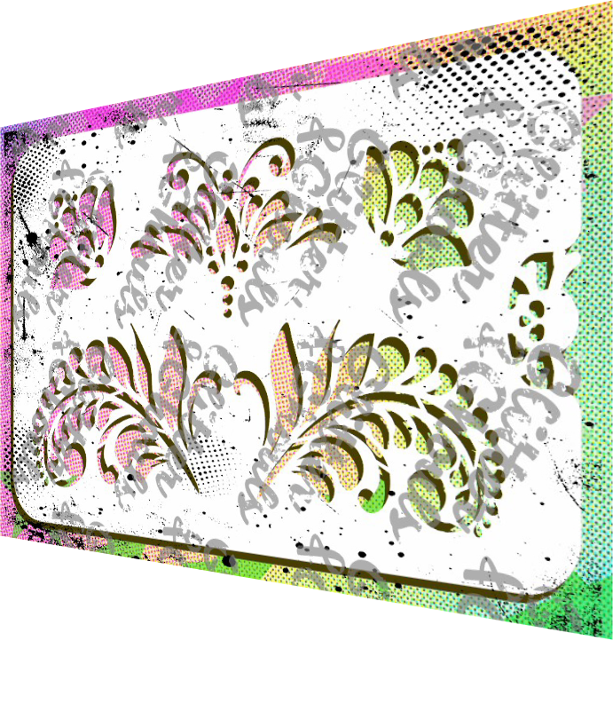 085 f - Flourish Butterfly Elements