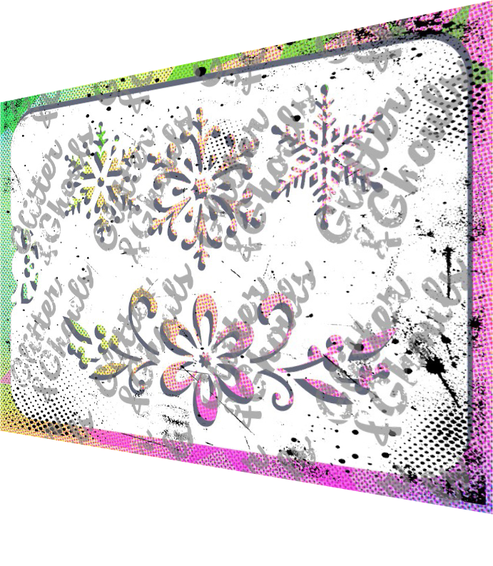 178 F - Snowflake & Flourish Crown