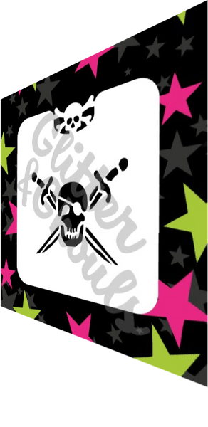 066 f - Pirate skull mini