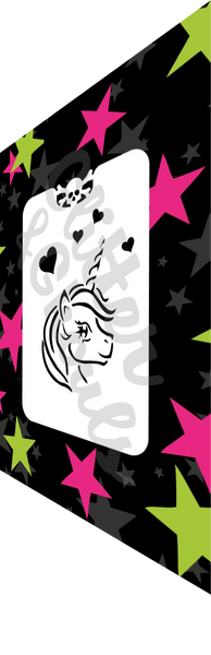 243 f - Unicorn Outline for Guide